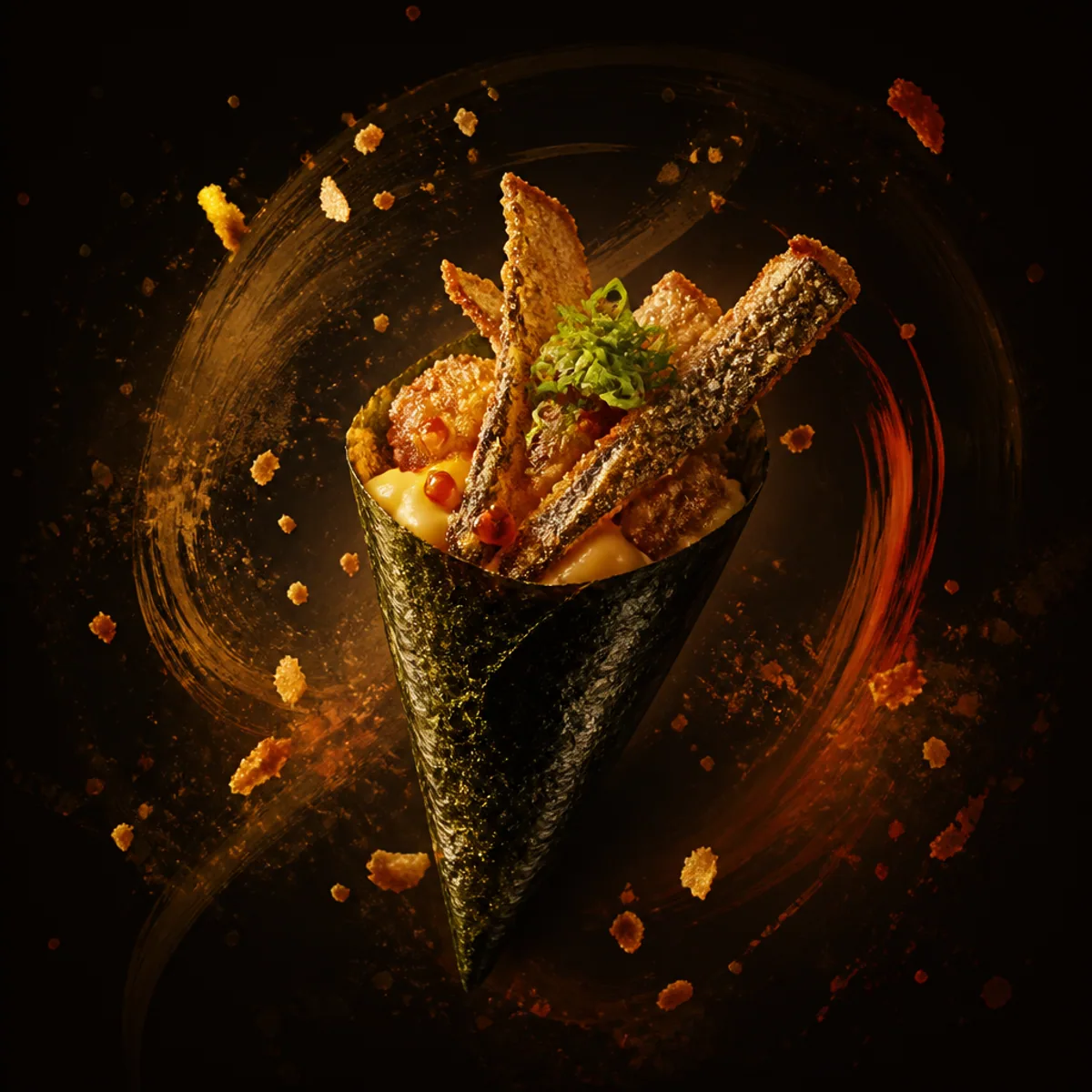 Ilustração: Temaki de skin + Coca